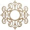 Ekena Millwork Dijon Wood Fretwork Pierced Ceiling Medallion, Red Oak, 26"OD x 8 1/2"ID x 1/4"T CMWP26X26X0250DIRO - alternate 1